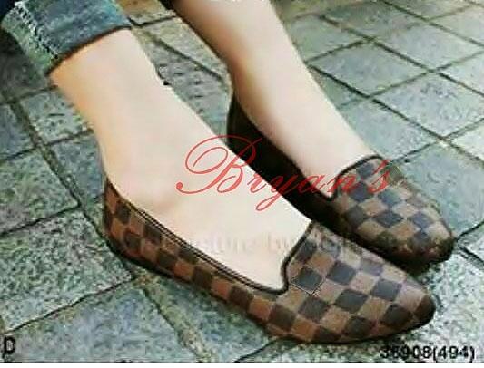 REVANS FLAT SHOES CASUAL COKLAT KOTAK