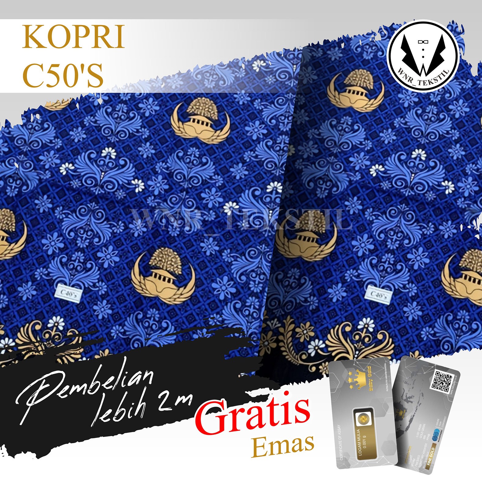 KAIN BATIK KORPRI TERBARU, KAIN KORPRI TERBARU, BAHAN KAIN KORPRI