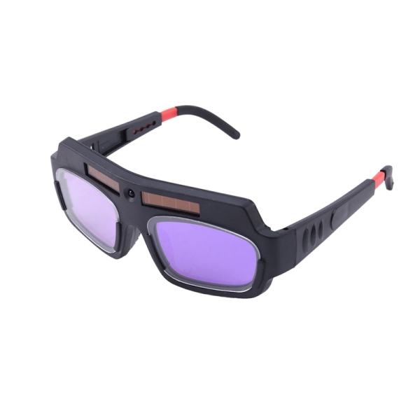 1pc Solar Powered Auto Darkening Welding Mask Helmet Goggles Welder Glasses Arc Anti-shock Lens For Eye Protection