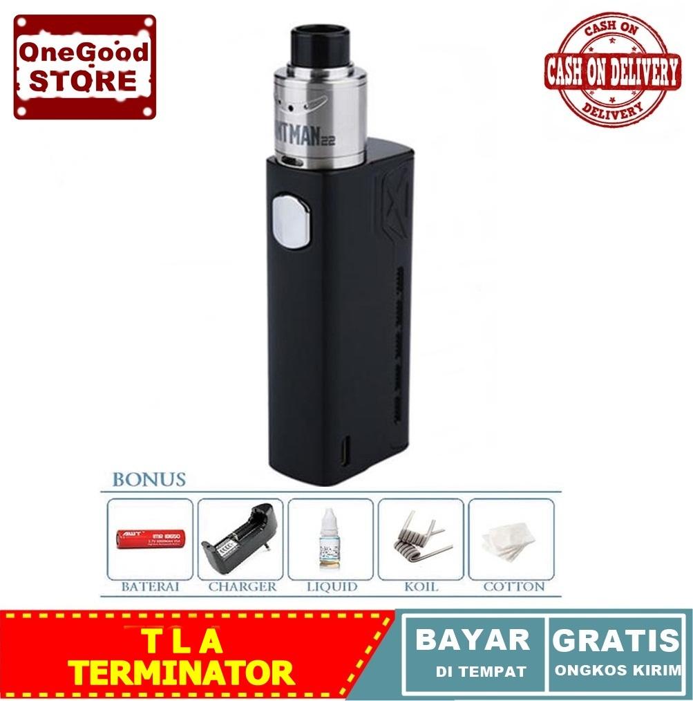 OneGood - Paket Siap Ngebul TLA Terminator Rokok Elektrik Vape TLA + Free Baterai Kabel Data Coil Liquid Kapas OneGood - Paket Siap Ngebul TLA Terminator Rokok Elektrik Vape TLA + Free Baterai Kabel Data Coil Liquid Kapas