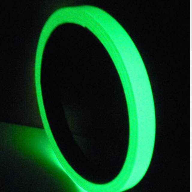 Tape Glow In The Dark Solatape Lakban Fosfor Glow In Dark Lebar Cm X M Nyala Dalam Gelap