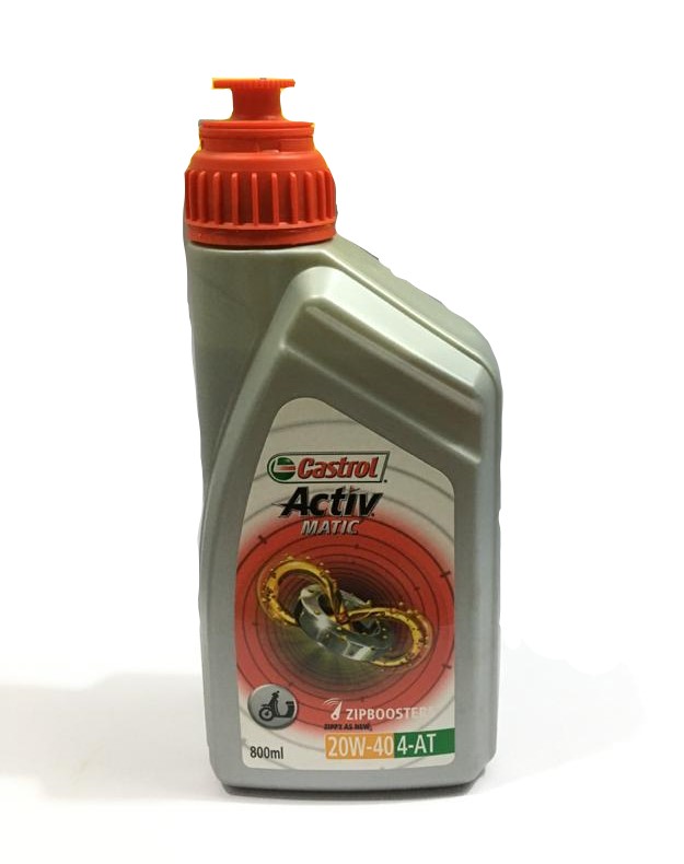 Castrol Active Matic SAE 20W-40 800ml API SL JASO MB Oli Motor Scooter ...