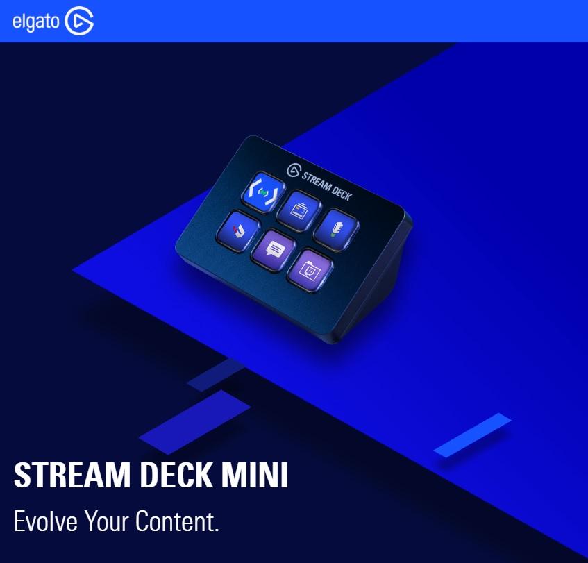 Elgato STREAM DECK MINI Evolve Your Content
