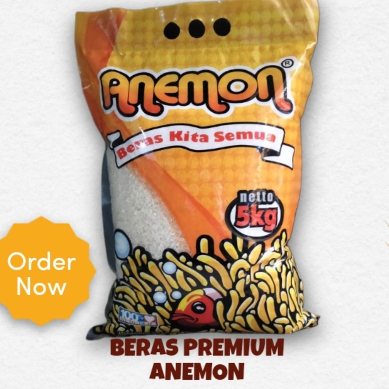 BERAS ANEMON 5KG / BERAS 5KG / BERAS MURAH PROMO 5KG / BERAS 10KG