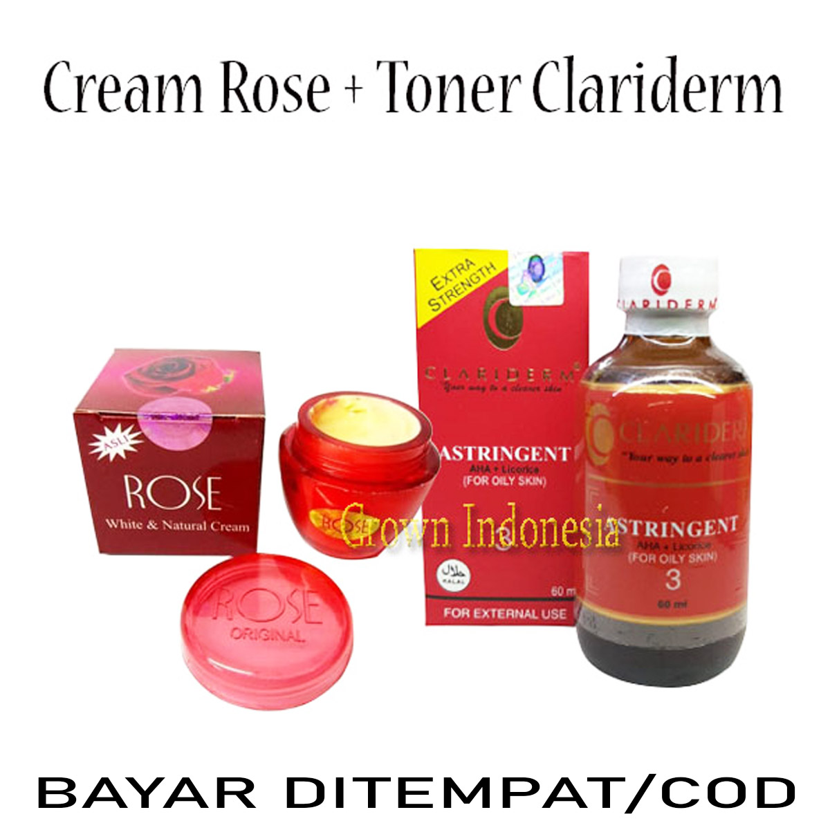 Mom Beauty Paketan 2in1 Cod Clariderm Astringent Alkohol No 3 ORIGINAL