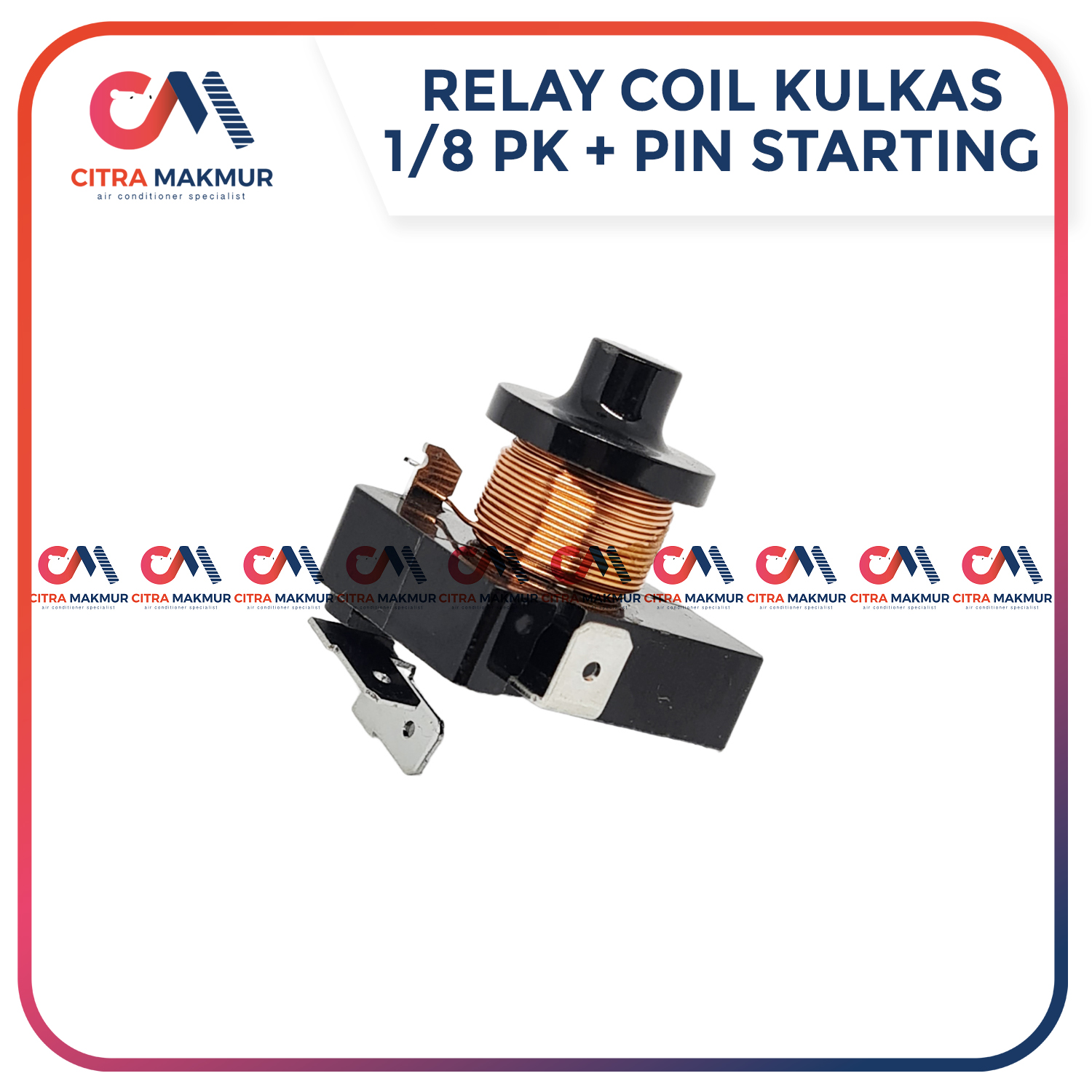 Relay Coil 1/8 pk Kulkas 1 pintu Starting Kapasitor PTC Gulungan Hp