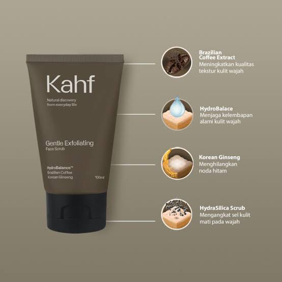Kahf Face Wash 100 ml sabun cuci muka pria / sabun muka pria / laki