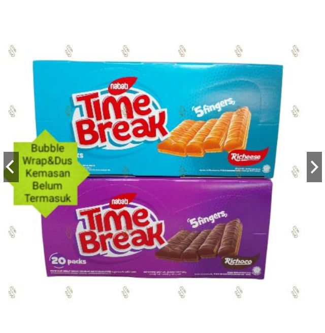 Nabati Time Break Coklat Ec1.000 16g - Pak Isi 20 Pcs | Lazada Indonesia