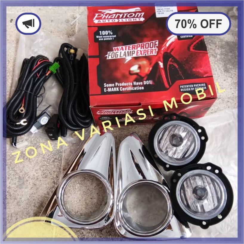 HARGA TERBAIK - HOT PRODUK - Lampu Foglamp + Cover fog lamp Calya Komplit Set Khusus - TERLARIS - LAZ PROMO BIRTHDAY