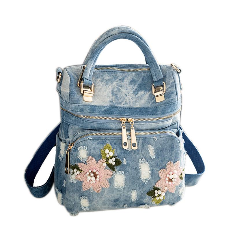 denim backpacks online