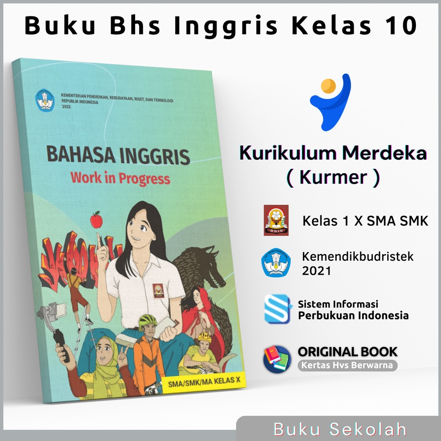 Buku Pelajaran Bahasa Inggris Kelas 10 SMA/SMK Kurikulum Merdeka ...