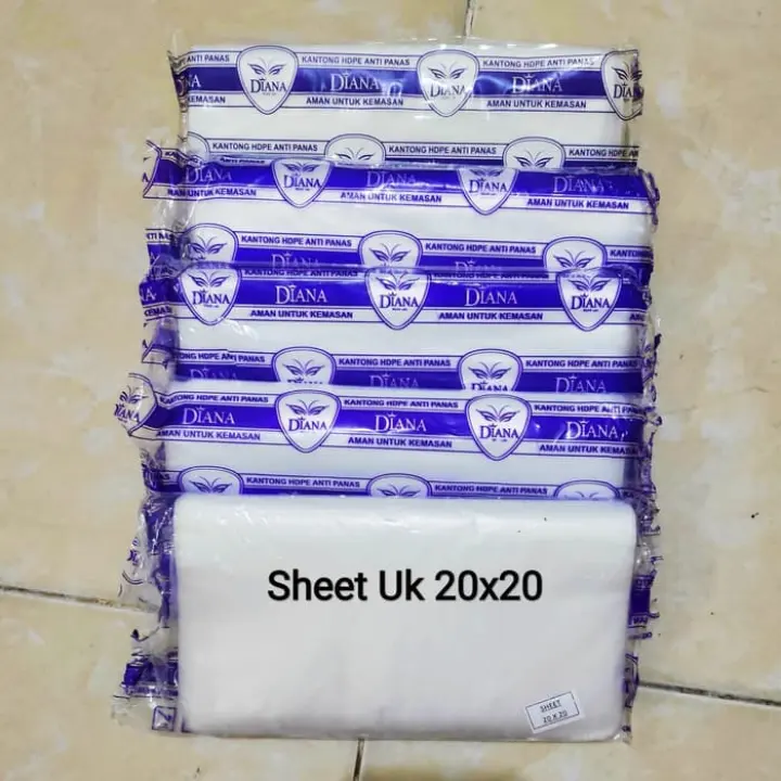 Plastik Sheet 20x20 Plastik Alas Nasi Plastik Lembaran Anti Panas Plastik Buram Lazada Indonesia