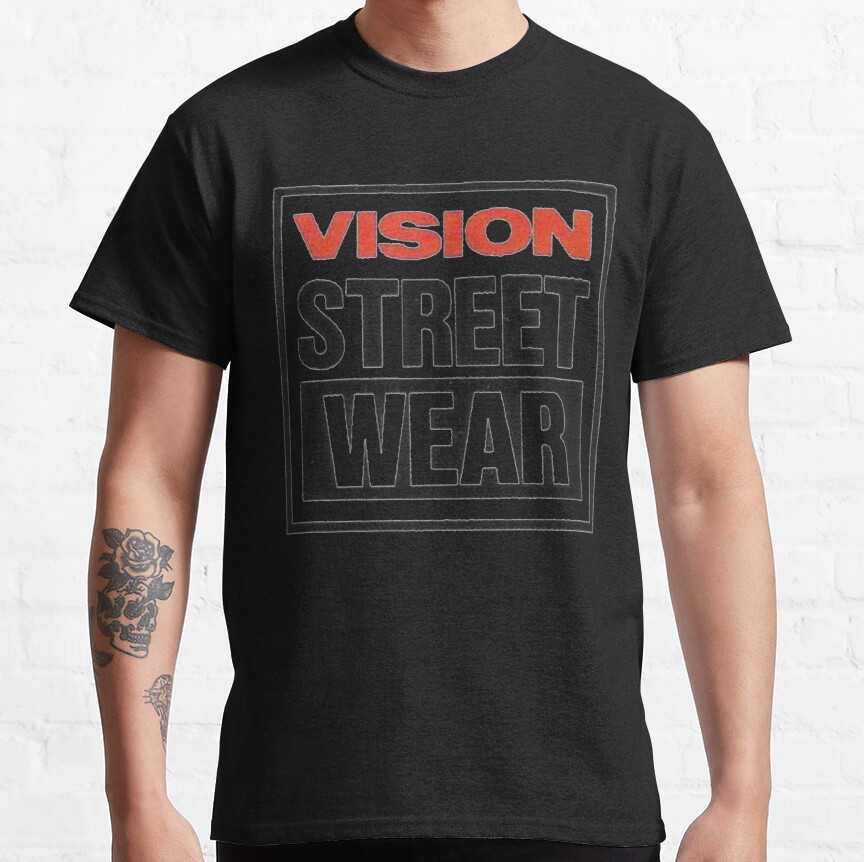 Kaos Vision street wear, retro 