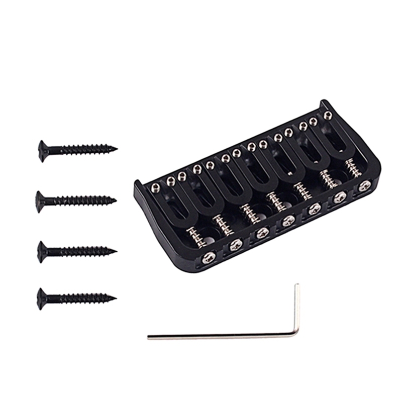 7 String Saddle Bridge for Electric Guitar Bass/Strings Through Body Guitar Accessories Malaysia