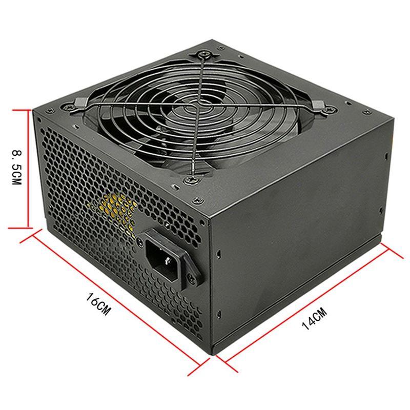 Bảng giá Rated 275W Chassis Power Supply Desktop Power Supply Supports Dual image 6+2 Interface Wide Power Supply Eu Plug Phong Vũ