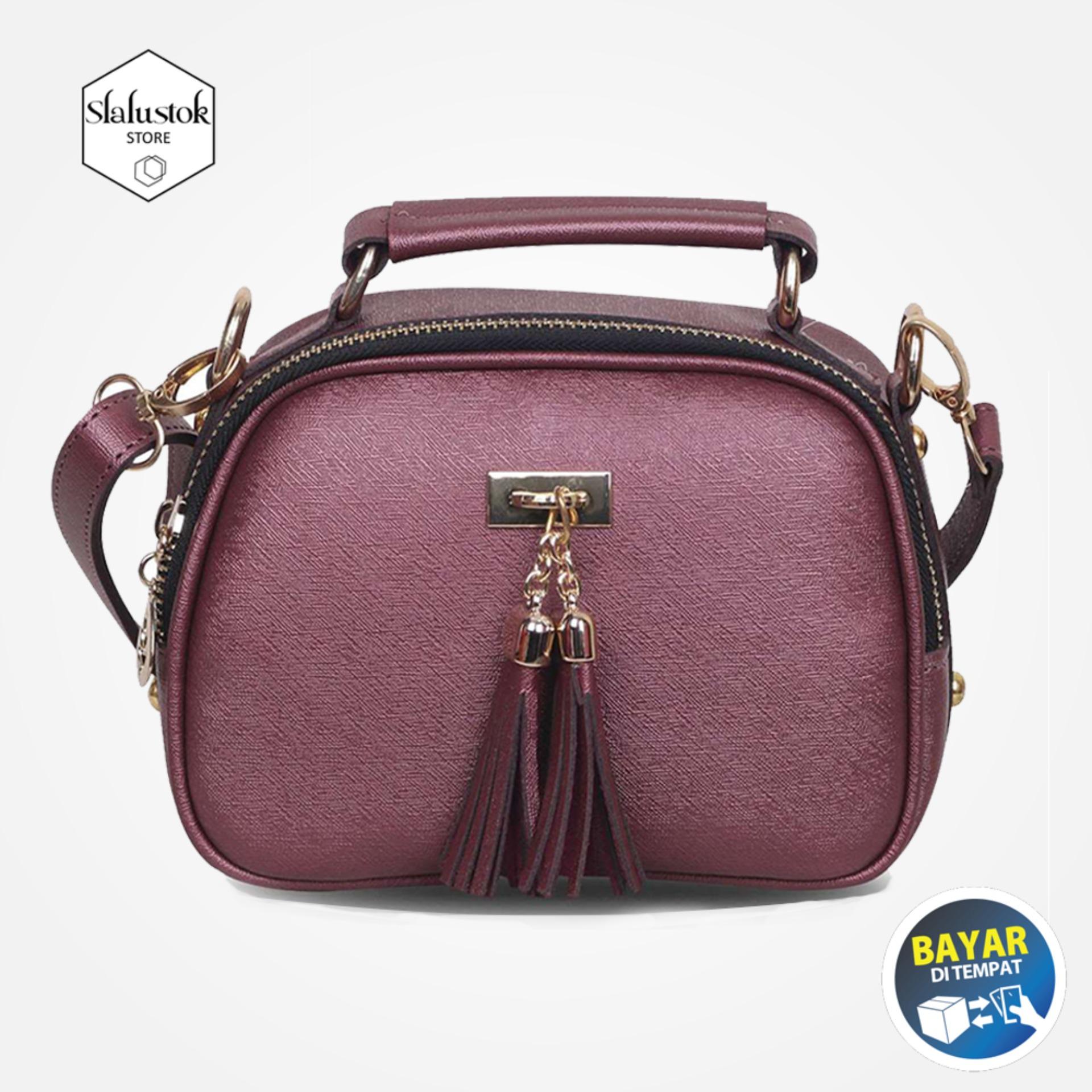 Slalustok Store - Tas Selempang Wanita - Tas Slingbag Tassel mini