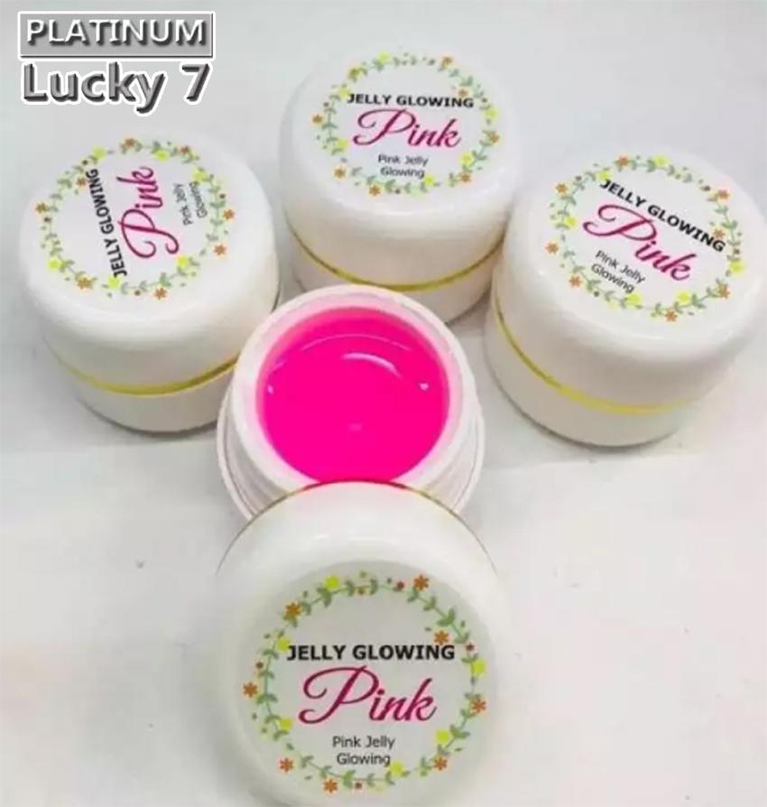 Jellies glow. Jelly Pink