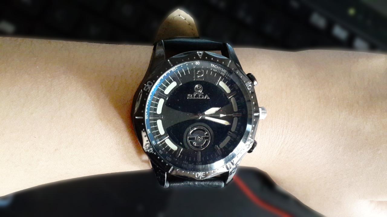 cadisen atas jam tangan merek untuk pria gerakan kuarsa multifungsi mewah fase bulan gaya modis jendela kalender timer kedua 30m tahan air tali kulit jam tangan