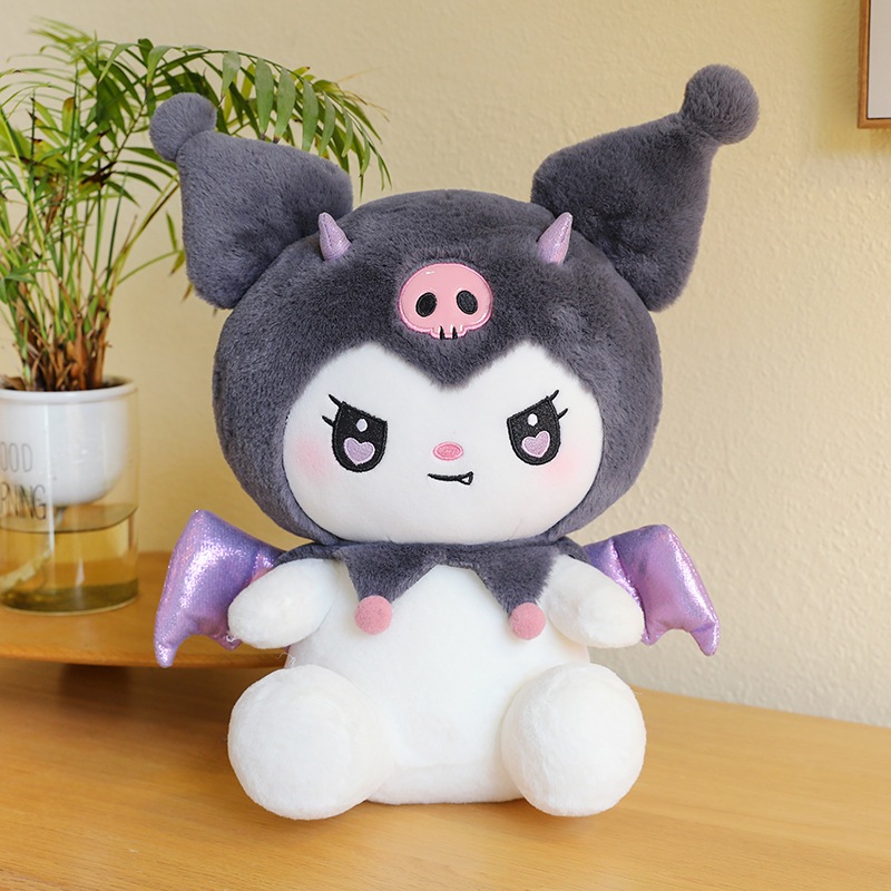 Boneka Sanrio New Demon Kuromi Doll Angel My Melody 35 cm | Lazada ...