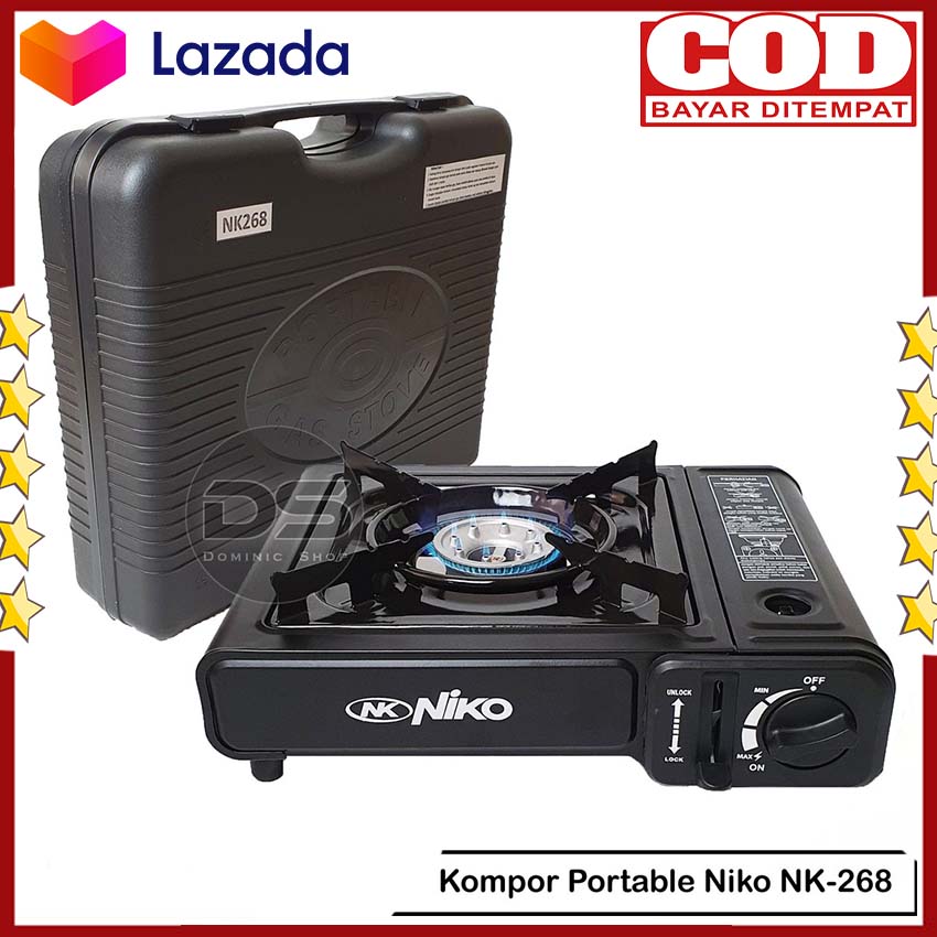 Kompor Gas Stove Portable NIKO NK268 Bagus Lazada Indonesia