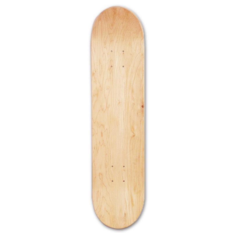 Bmocoen Skateboard 8 Couches Érable Double Concave - Planche à Roulettes Naturelle Pour Débutants Et Confirmés