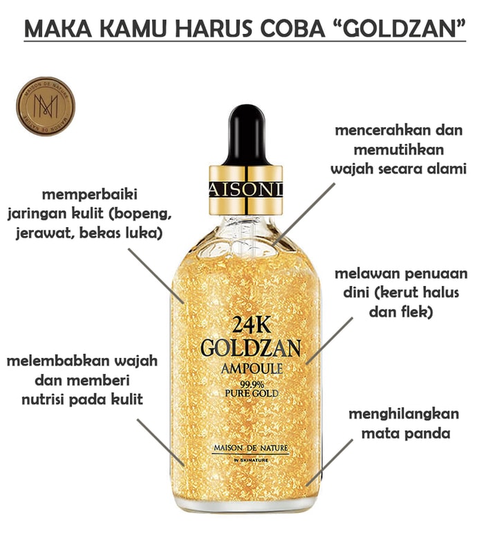 Bisa Cod Serum Goldzan Serum Whitening 24k Goldzan Ampoule Original Korea Asli 100 Original Serum Pemutih Pelembab Pelembut Kulit Wajah Wajah Terlihat Glowing Sudah Mendapatkan Certificate Of Achievement Lazada Indonesia
