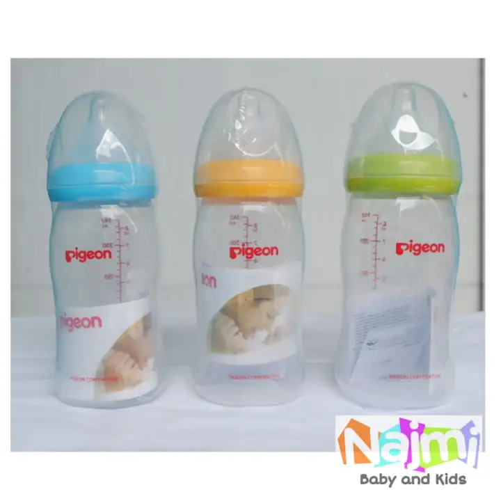 Pigeon Wide Neck Bottle Peristaltik 240ml Botol Susu Dot Wideneck Bayi 240 Ml Lazada Indonesia