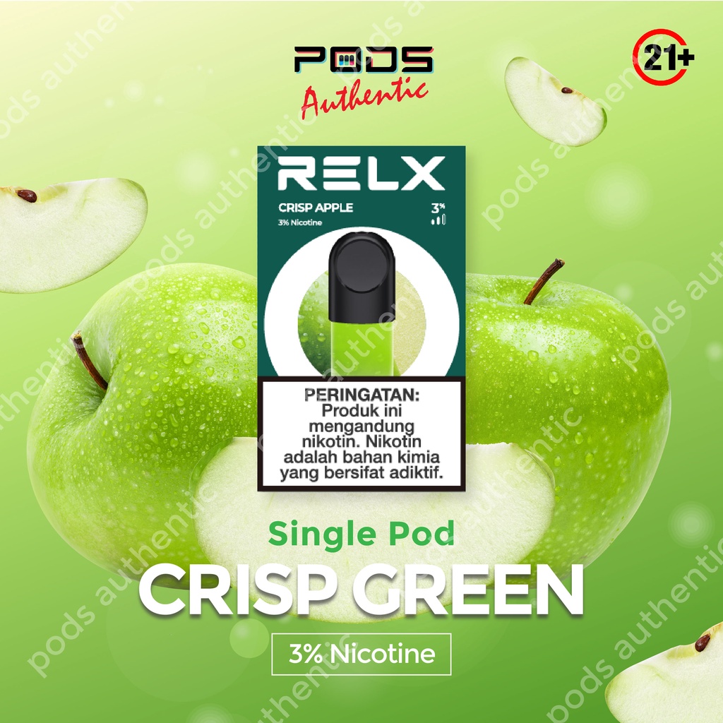 RELX Pod Green Crisp / Apple Lazada PH