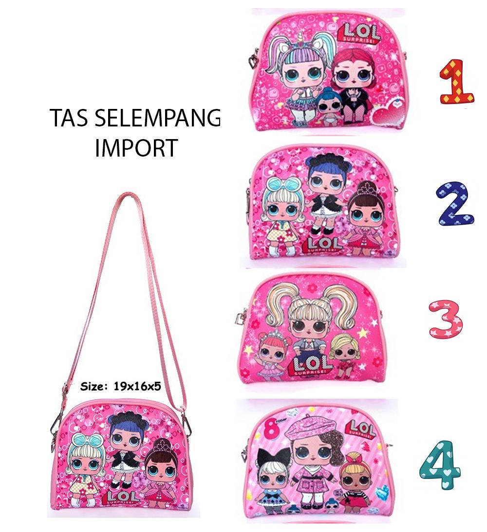Onlan PROMO TERMURAH Tas Bahu Selempang Anak Atau Dompet Anak Gambar LOL Cantik Bahan Anti Air IMPORT
