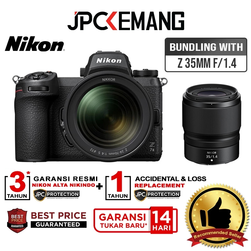 Nikon Z7 35mm Z Nikon Z7 II Mirrorless Camera With Nikkor Z 35mm S