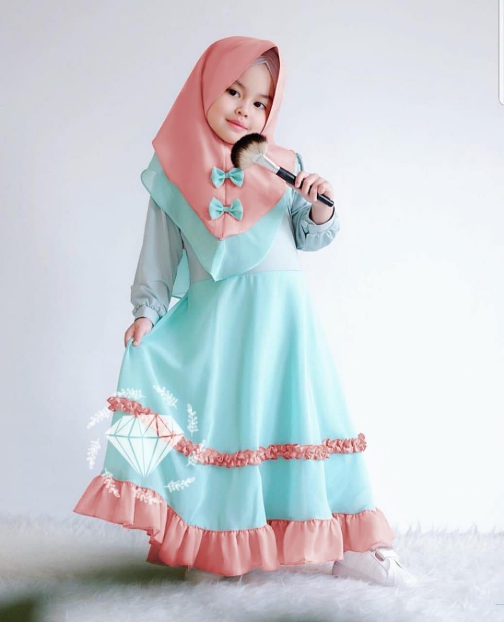  Baju Muslim Anak Perempuan Umur 10 Tahun  Trend Busana 