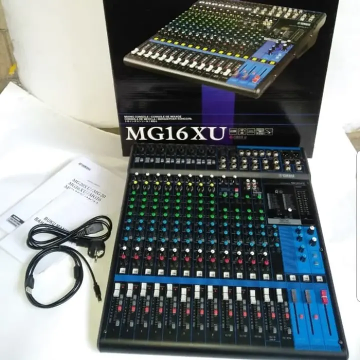 Audio Mixer Yamaha Mg 16xu Mg16 Xu Mg 16 Xu 16 Channel Bisa Cod Lazada Indonesia