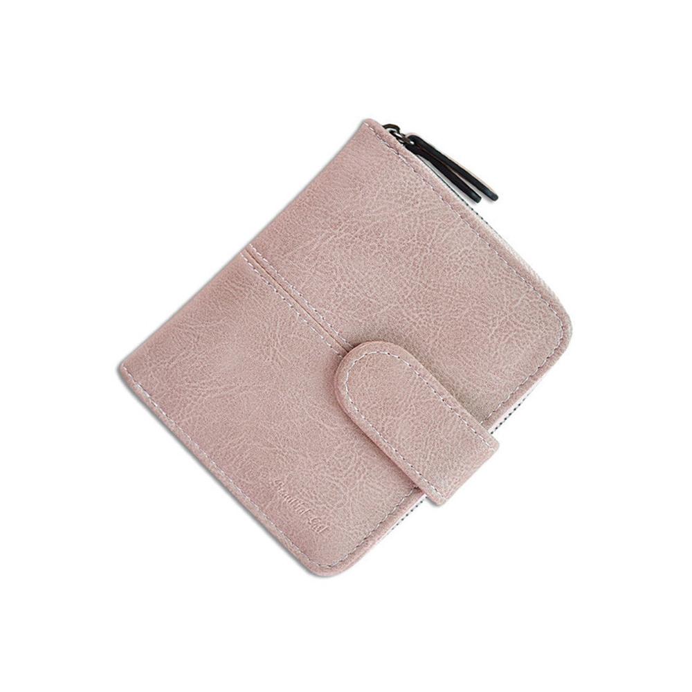 Dompet Wanita Dompet Kulit Wanita Clutch Dompet Mini Retro Korean Style