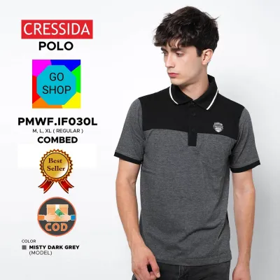 Kaos Polo Pria Regular Cressida | Polo Lengan Pendek | Polo Shirt Pria Original | Kaos Berkerah Pria | Kaos Polo Premium