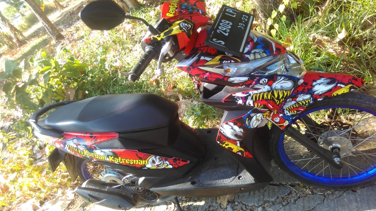 Decal Stiker Motor All New Beat DoraZombie Grade B By Master Decal Lazada Indonesia