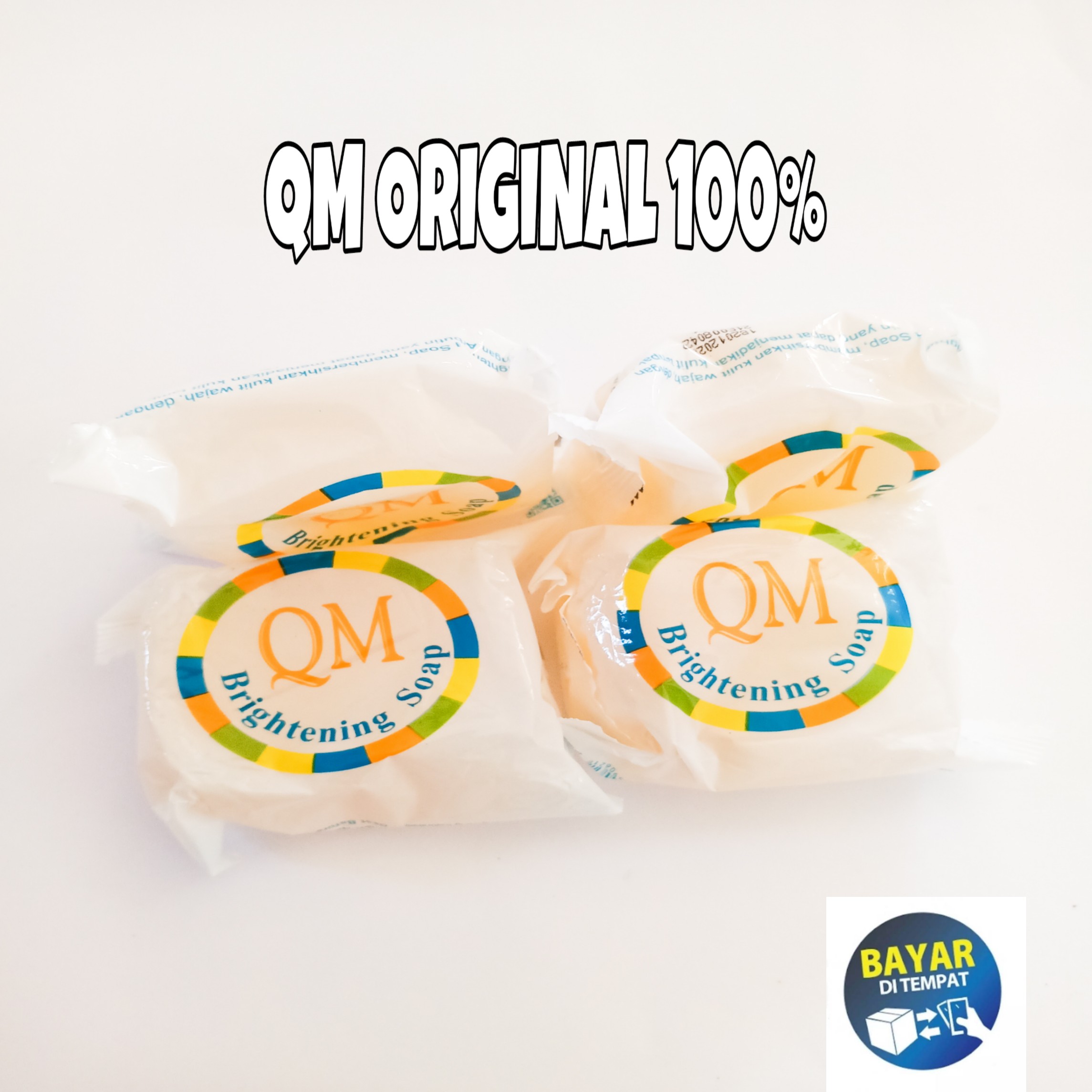 SABUN GLOWING QM ORIGINAL BRIGHTENING SOAP BPOM 100% ORIGINAL DAN HALAL