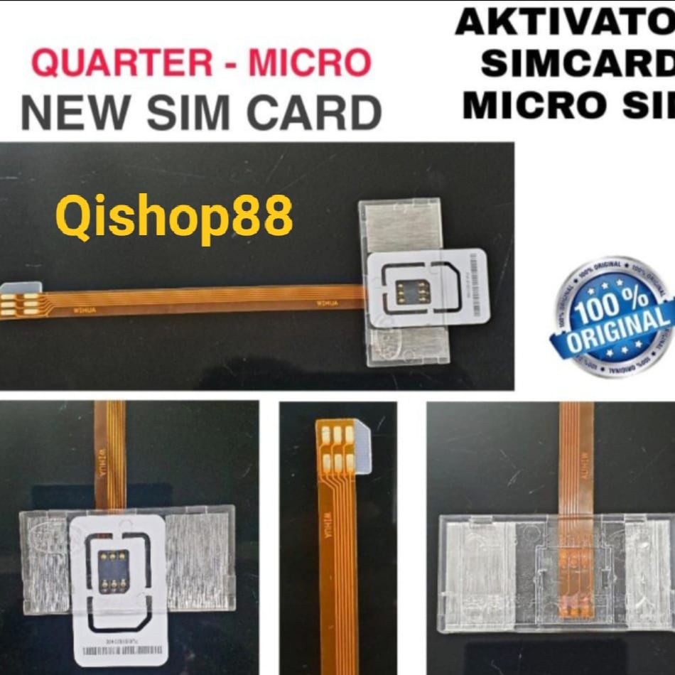 Aktivator Mini Simcard Wihua Activator Sim card Android Quarter Micro ...