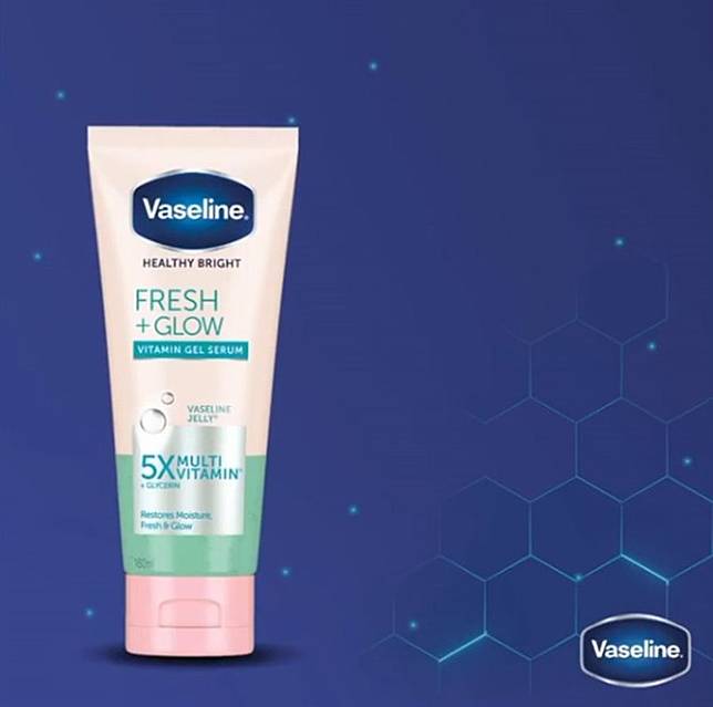 vaseline fresh glow gel serum