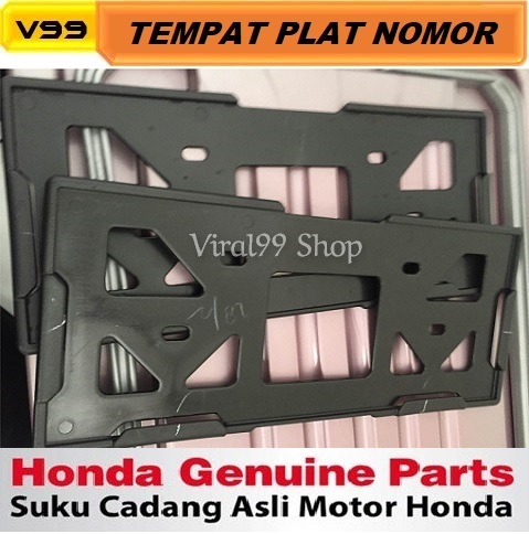 Promo Cover Plat Nomor Motor Simpel Universal Original Honda Dudukan Plat Nomer Ahm Tempat Lisensi Ori Asli Model Slot Lazada Indonesia