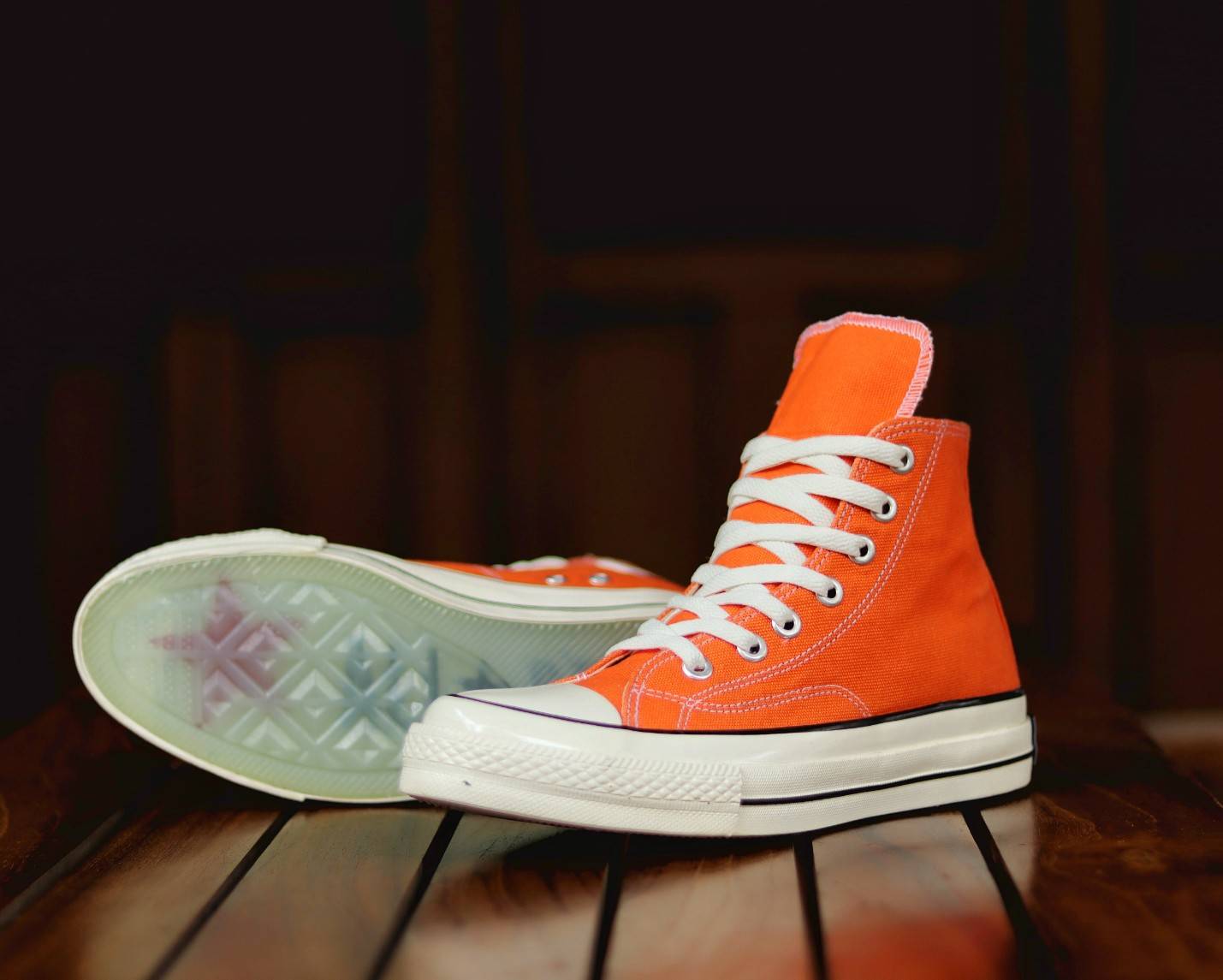 orange converses