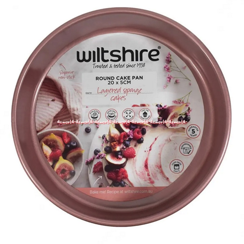 Wiltshire Round Cake Pan 20cm Tray Bulat Loyang Kue Tempat Bakar