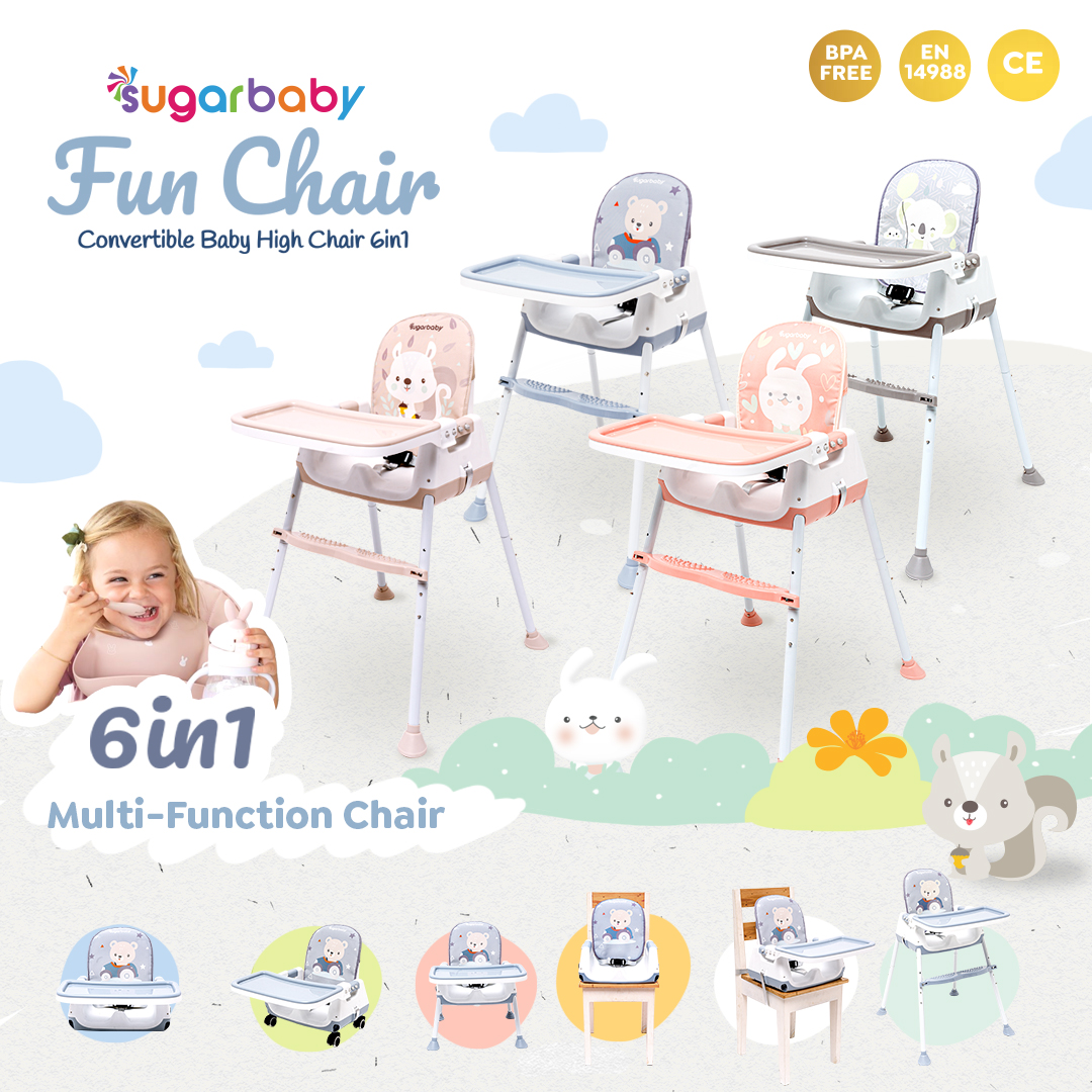 Bpa Free High Chair Sugarbaby Fun Chair Convertible Baby High