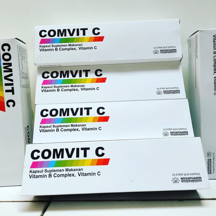 Comvit C 1 Strip Vit C 500mg Lazada Indonesia