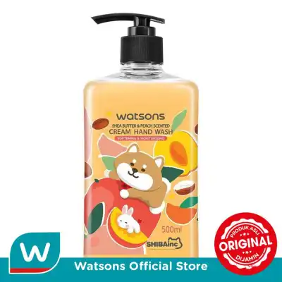 Watsons Shibainc Shea Butter & Peach Scented Cream Hand Wash 500Ml