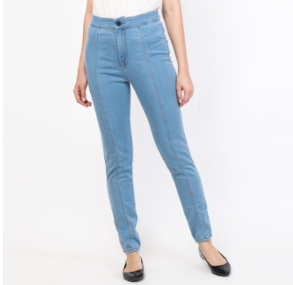 Jual Super High Waist Jeans Wanita 