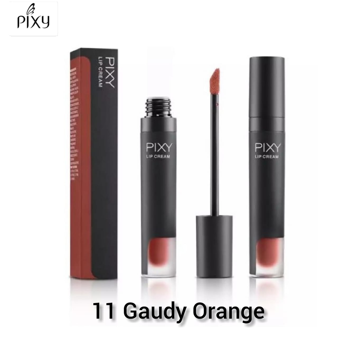 pixy lip cream gaudy orange harga