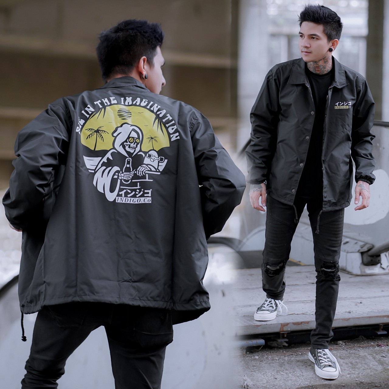 JAKET COACH - JAKET COACH INDIGO - JAKET COACH ERIGO - COACH JACKET