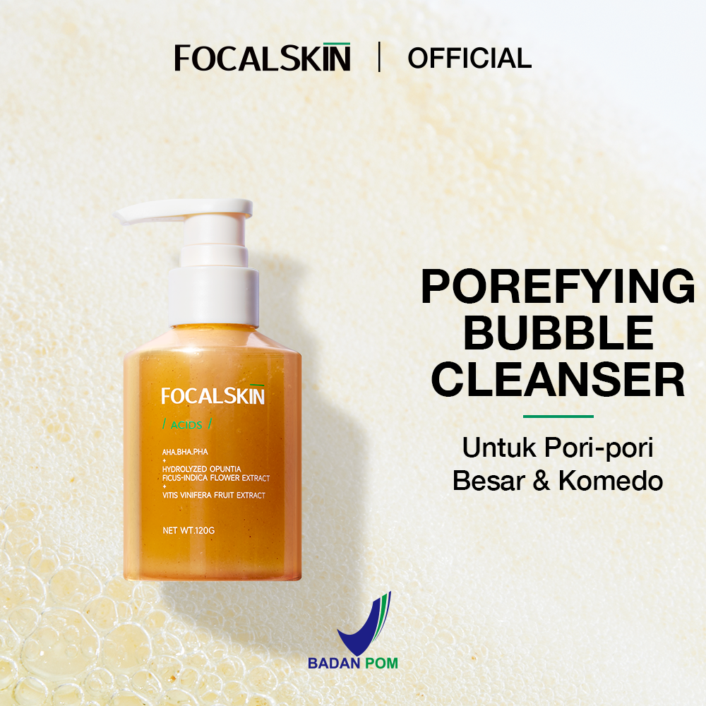 FOCALSKIN Porefying Bubble Cleanser 120g Lazada Indonesia