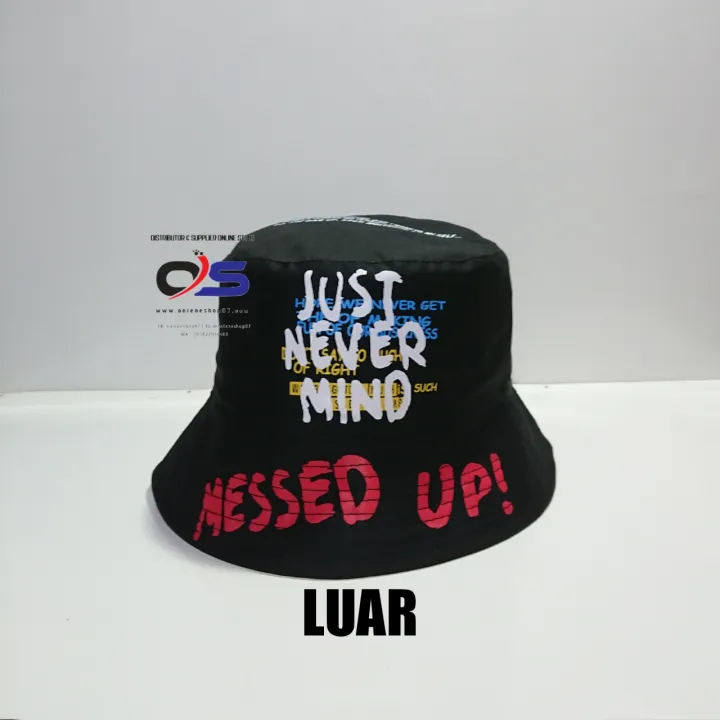 topi bucket lazada