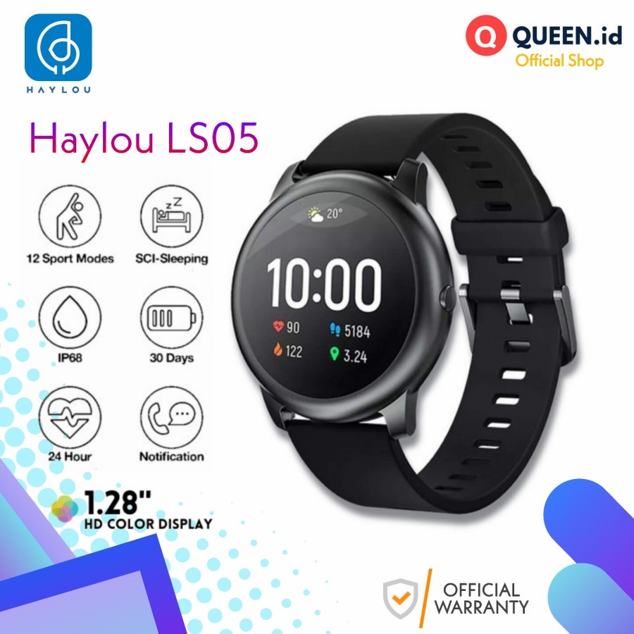 Smart Watch Xiaomi Haylou Ls05 (Versi Cina), Hitam|Mobil PC| - AliExpress
